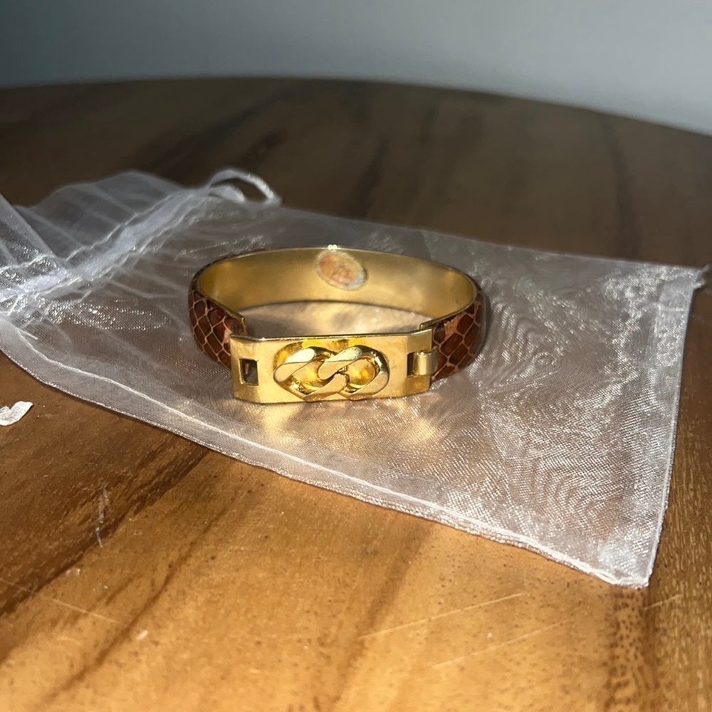 Vintage Manelli gold double link bracelet made in Italy 🇮🇹